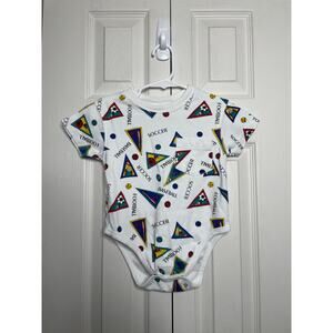 Vintage One Piece Sports Pennant Size 24 Months Soccer Baseball Football